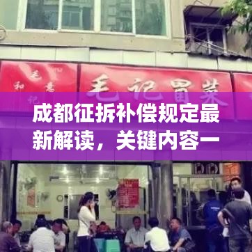 成都征拆补偿规定最新解读，关键内容一网打尽！