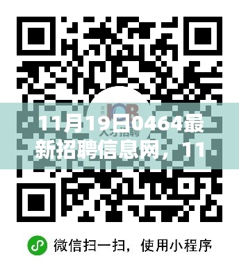 11月19日0464最新招聘信息网详解，从入门到精通的使用指南