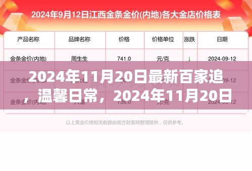 2024年11月20日百家追的温馨奇遇