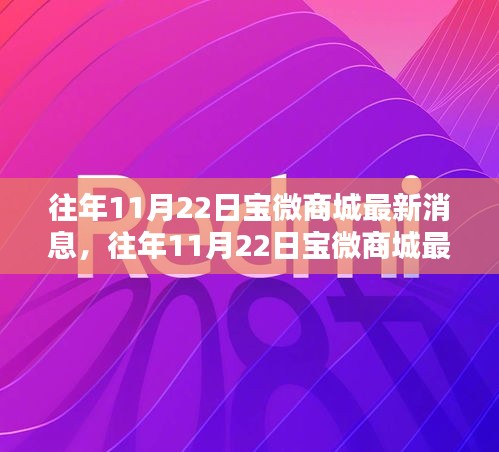 往年11月22日宝微商城最新消息深度解析与评测报告