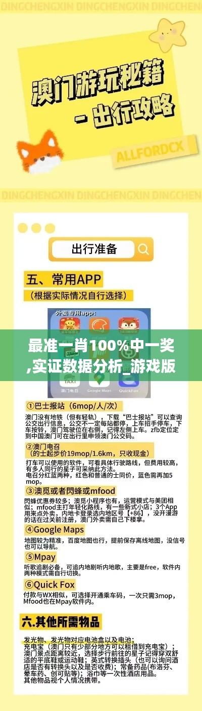 最准一肖100%中一奖,实证数据分析_游戏版VQR5.19