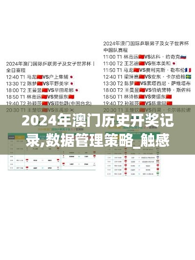 2024年澳门历史开奖记录,数据管理策略_触感版RXX5.65