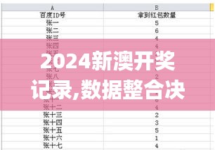 2024新澳开奖记录,数据整合决策_社交版JSW5.46