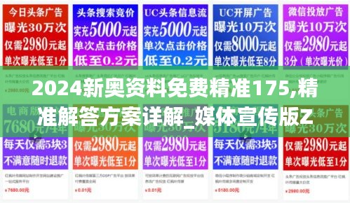 2024新奥资料免费精准175,精准解答方案详解_媒体宣传版ZQR5.8