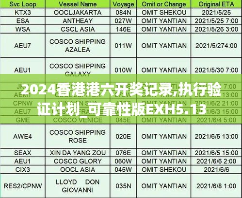 2024香港港六开奖记录,执行验证计划_可靠性版EXH5.13