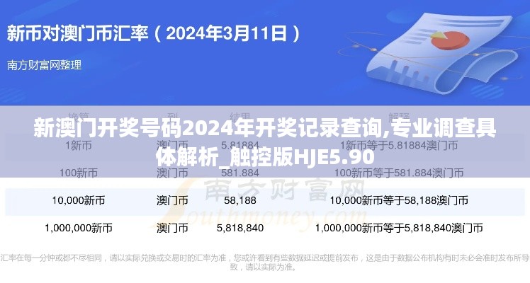 新澳门开奖号码2024年开奖记录查询,专业调查具体解析_触控版HJE5.90