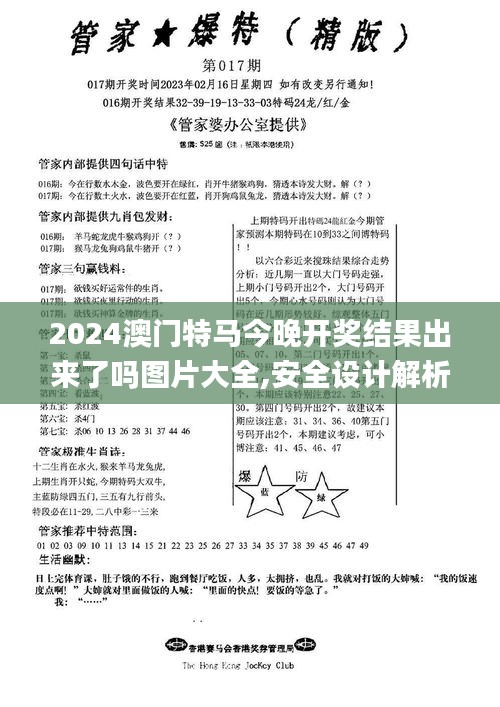 2024澳门特马今晚开奖结果出来了吗图片大全,安全设计解析说明法_人工智能版GGQ5.42