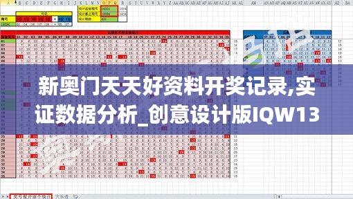 新奥门天天好资料开奖记录,实证数据分析_创意设计版IQW13.98