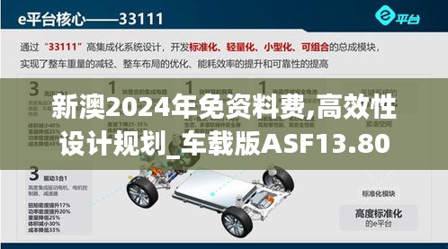 新澳2024年免资料费,高效性设计规划_车载版ASF13.80