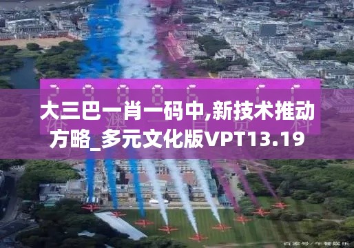 大三巴一肖一码中,新技术推动方略_多元文化版VPT13.19