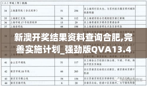 新澳开奖结果资料查询合肥,完善实施计划_强劲版QVA13.45