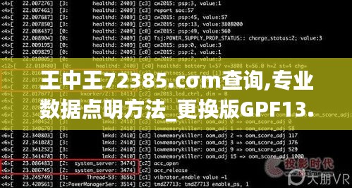 王中王72385.cσm查询,专业数据点明方法_更换版GPF13.59