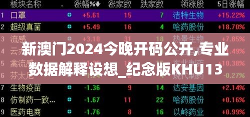 新澳门2024今晚开码公开,专业数据解释设想_纪念版KHU13.80