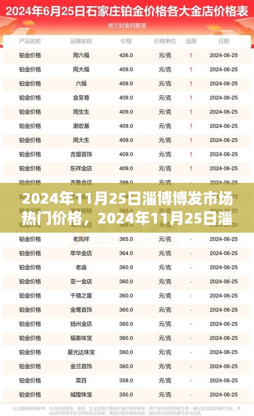 2024年11月25日淄博博发市场热门价格解析，洞悉最新行情与市场趋势