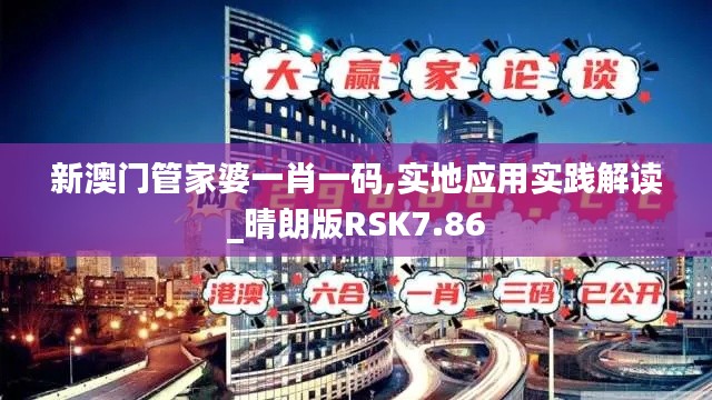 新澳门管家婆一肖一码,实地应用实践解读_晴朗版RSK7.86