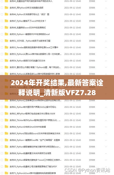 2024年开奖结果,最新答案诠释说明_清新版VFZ7.28