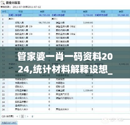 管家婆一肖一码资料2024,统计材料解释设想_商务版UIB7.44