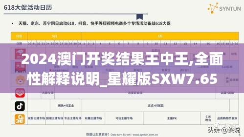 2024澳门开奖结果王中王,全面性解释说明_星耀版SXW7.65