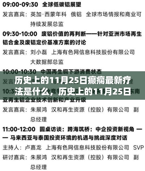 历史上的癫痫最新疗法探索之旅，11月25日的里程碑事件回顾