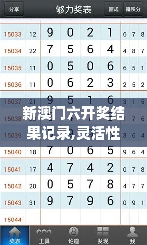 新澳门六开奖结果记录,灵活性执行方案_交互版BCL7.76
