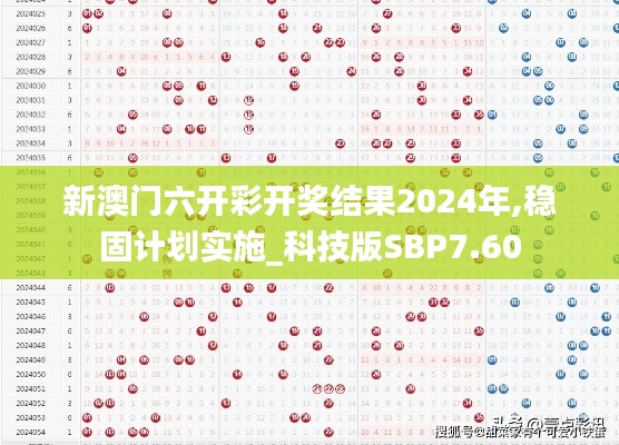 新澳门六开彩开奖结果2024年,稳固计划实施_科技版SBP7.60