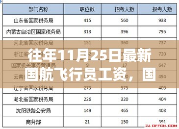 国航飞行员工资待遇揭秘，历年观察与最新分析