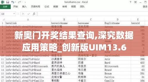新奥门开奖结果查询,深究数据应用策略_创新版UIM13.6