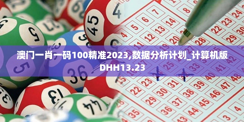 澳门一肖一码100精准2023,数据分析计划_计算机版DHH13.23