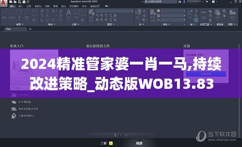 2024精准管家婆一肖一马,持续改进策略_动态版WOB13.83