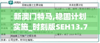 新澳门特马,稳固计划实施_时刻版SEH13.79