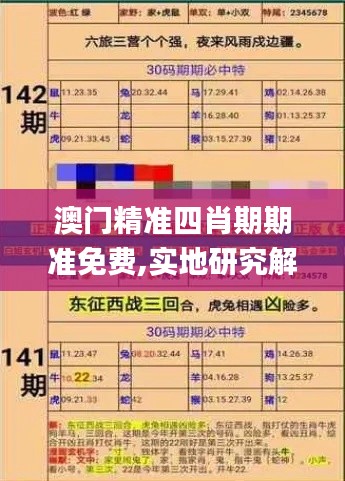 澳门精准四肖期期准免费,实地研究解答协助_1440pCKI13.21