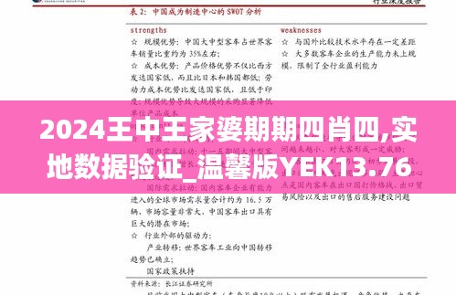 2024王中王家婆期期四肖四,实地数据验证_温馨版YEK13.76