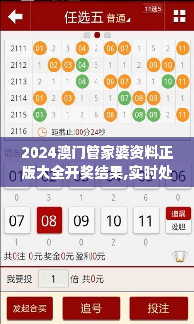 2024澳门管家婆资料正版大全开奖结果,实时处理解答计划_娱乐版LVJ13.18