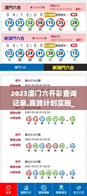 2023澳门六开彩查询记录,高效计划实施_交互式版ASA13.81