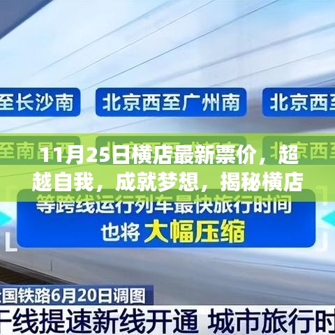 揭秘横店新票价背后的励志故事，超越自我，成就梦想之路