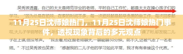 透视沈师娘热门事件背后的多元观点