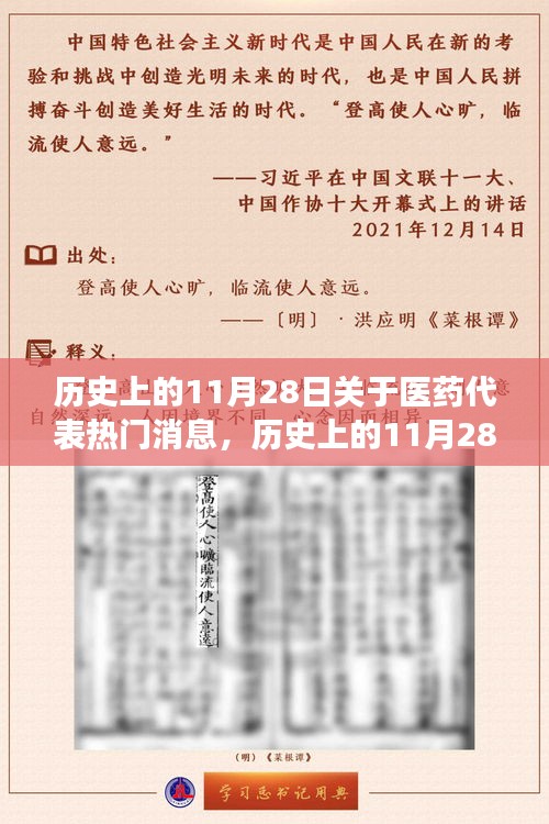 历史上的11月28日医药代表行业热点事件回顾与观点碰撞