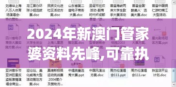 2024年新澳门管家婆资料先峰,可靠执行操作方式_户外版EGJ13.69