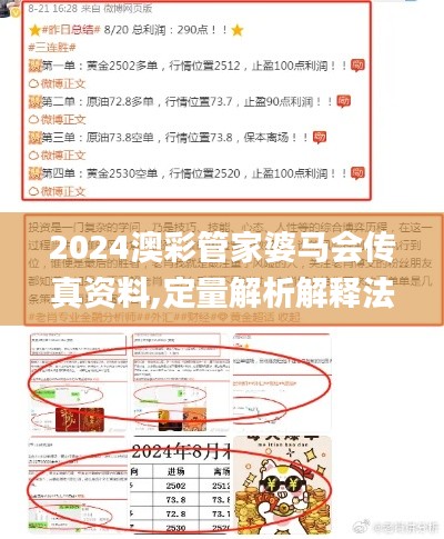 2024澳彩管家婆马会传真资料,定量解析解释法_抓拍版XYE13.60