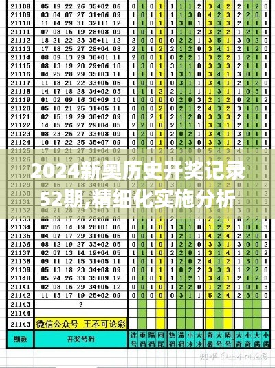 2024新奥历史开奖记录52期,精细化实施分析_nShopREF13.99