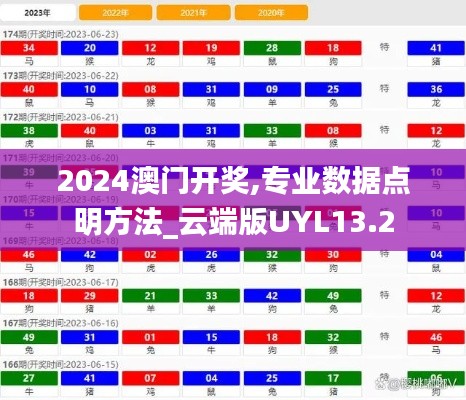 2024澳门开奖,专业数据点明方法_云端版UYL13.2