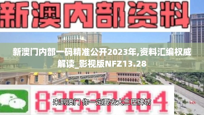 新澳门内部一码精准公开2023年,资料汇编权威解读_影视版NFZ13.28