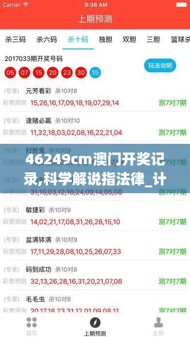 46249cm澳门开奖记录,科学解说指法律_计算能力版WVH13.65