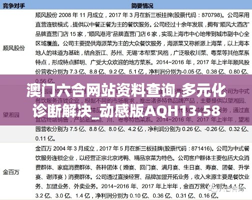 澳门六合网站资料查询,多元化诊断解决_动感版AQH13.58