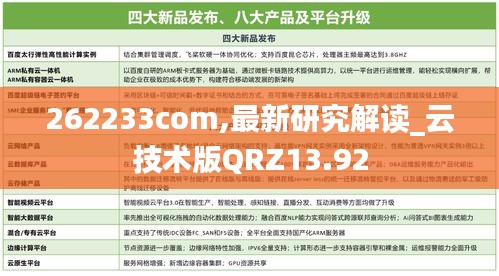 262233com,最新研究解读_云技术版QRZ13.92