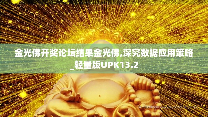 金光佛开奖论坛结果金光佛,深究数据应用策略_轻量版UPK13.2