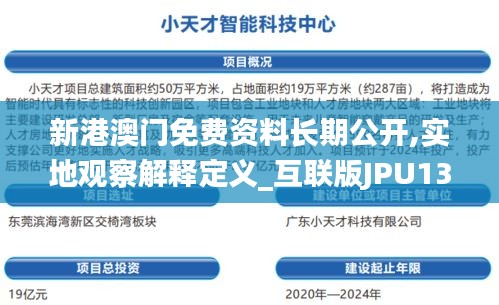 新港澳门免费资料长期公开,实地观察解释定义_互联版JPU13.29