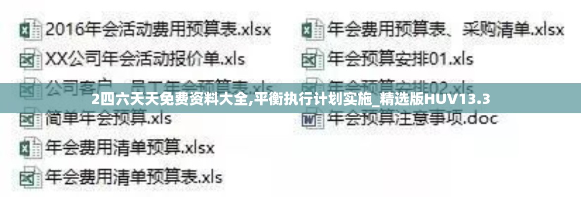 2四六天天免费资料大全,平衡执行计划实施_精选版HUV13.3