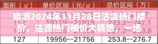 温馨家庭置业之旅，沽源热门楼价大猜想与预测，展望2024年11月28日沽源楼市前景