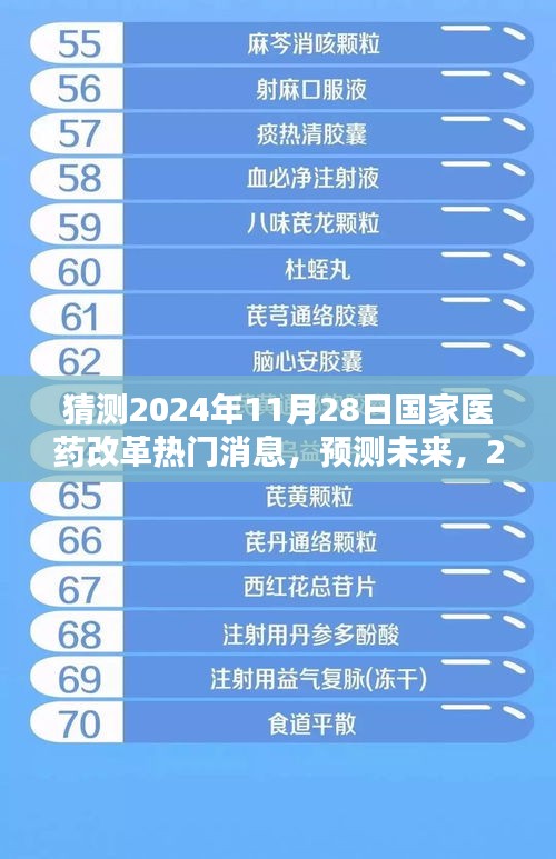 揭秘，2024年11月28日国家医药改革新动向与热门消息预测未来走向分析